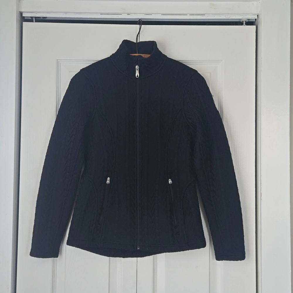 Spyder mostly fleece lined zip up jacket
